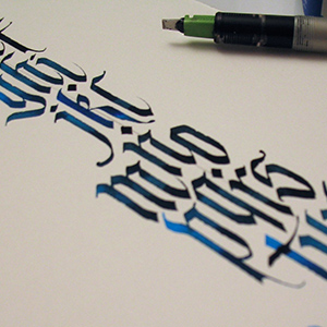 Gentle Gothics, Calligraphy with Alice Young
